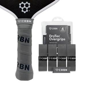 CRBN DryTec Overgrips 4 pack — Grey