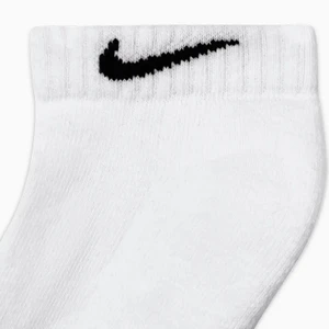 Nike Everyday Cushioned No-Show 3-Pack — White/Black — view 2