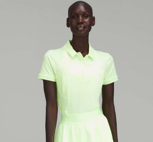 Lululemon Quick-Drying Short Sleeve Polo Vert Menthe