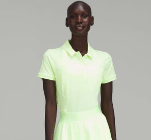 Lululemon Quick-Drying Short Sleeve Polo Vert Menthe