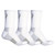 Asics cushion comfort high socks white