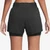 Nike Women's One Dri-FIT High-Rise 2-in-1 Short 3" — Black/White