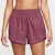 Nike Women's One Dri-FIT High-Rise 2-in-1 Short 3" — Pink Smoke/White — view 3