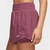 Nike Women's One Dri-FIT High-Rise 2-in-1 Short 3" — Pink Smoke/White — view 2