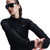 Nike Women's Swift Dri-FIT UV Half-Zip Top — Black/Reflective Silver
