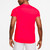 NikeCourt Dry Victory Top — Bright Crimson/Black