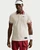 NikeCourt AF Slam Polo NY — Pale Ivory/Team Red