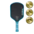 Six Zero Coral 16mm Pickleball Paddle (Elongated)