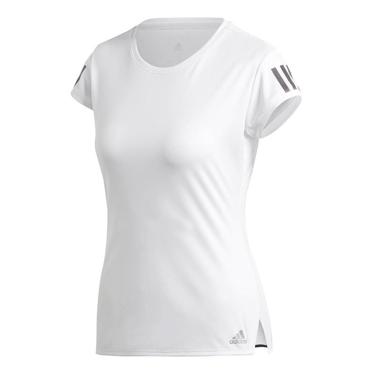 Adidas Club 3 STR TEE - WHITE/BLACK/L
