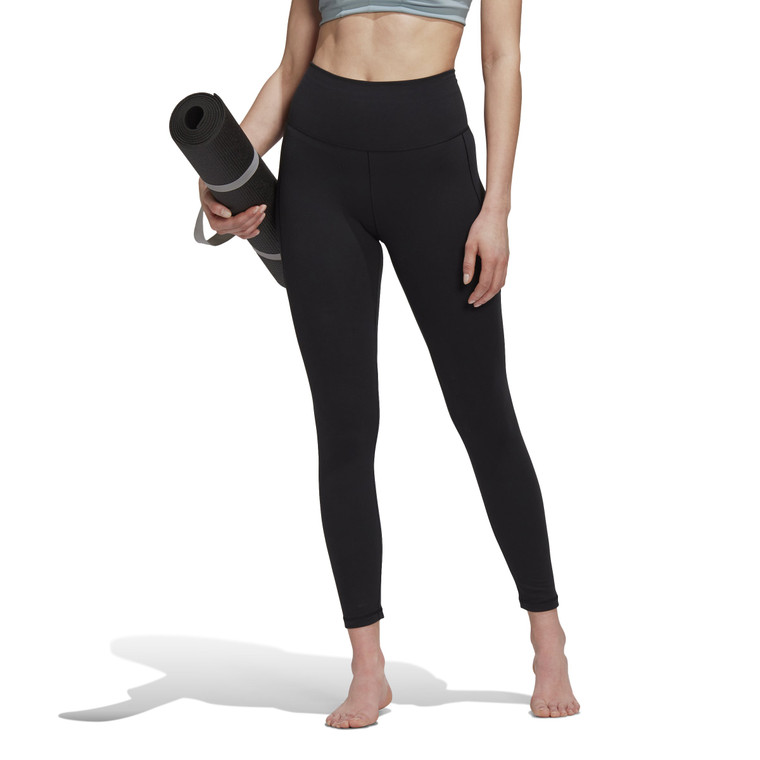 Adidas High Waisted Legging - BLK/L — view 6