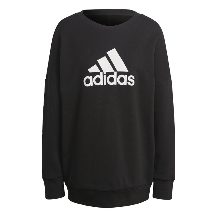 Adidas Icon Logo Sweat - BLACK/XS - BLACK/XS — view 8