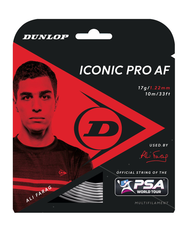 Dunlop Iconic Pro AF 17g Squash String Ali Farag Official String PSA