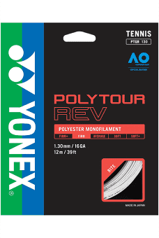 Yonex Polytour REV 16G / 1.30 mm - White  Yonex_Tennis_String_Polytour_Cordage_Tennis