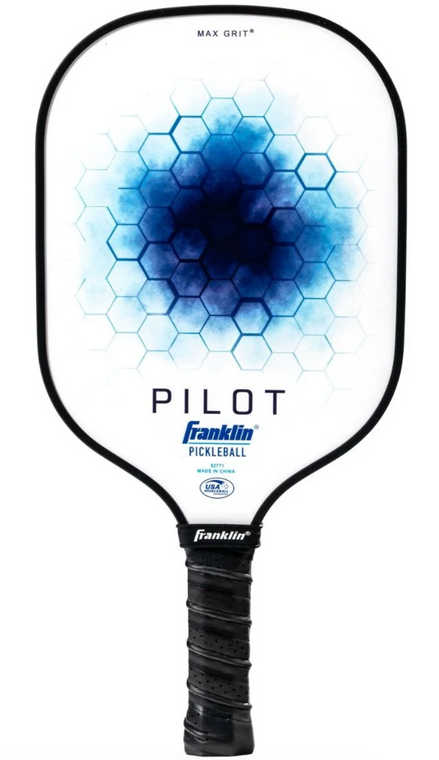 Franklin_Pickleball_Racquet_Performance_Paddle_Series_10MM_Pilot_7.7_to_8.2oz_FRP52771_Raquette de Pickleball Franklin Performance Paddle Series Pilot