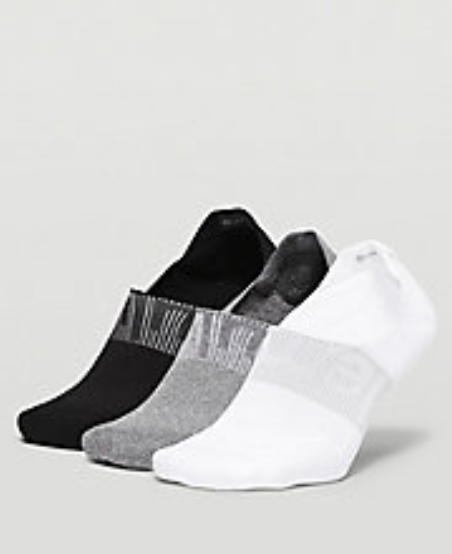 Lululemon Men Power Stride NS w Active Heel Grip Mens*3 Pack