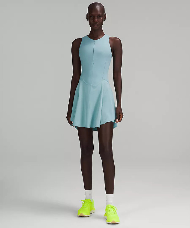 Lululemon Women Everlux Short lined Tennis Tank Dress 6"