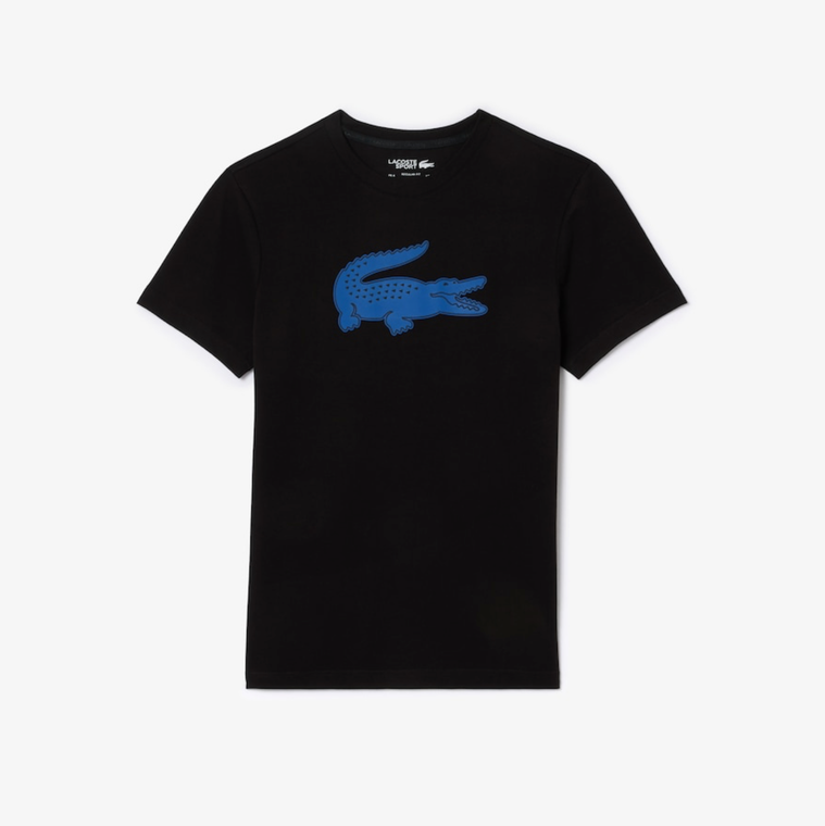 Lacoste Men's Sport 3D Print Croc Jersey T-Shirt — view 3