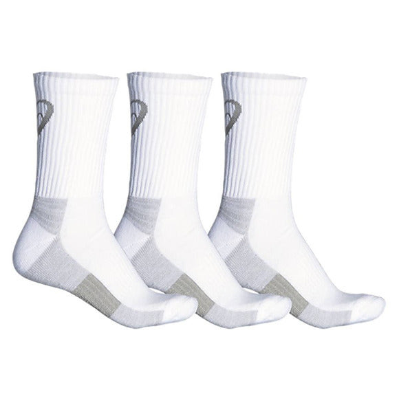 Asics cushion comfort high socks white