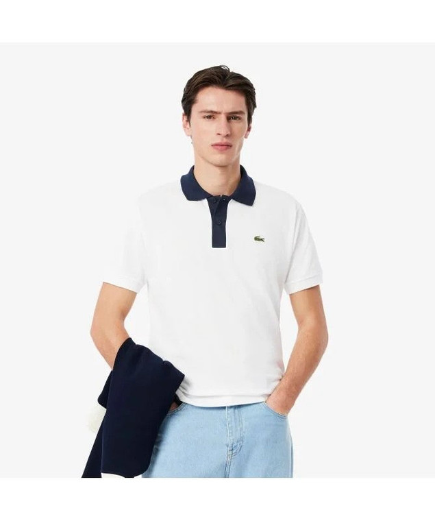 Lacoste Classic Fit Contrast Collar L.12.12 Polo Shirt