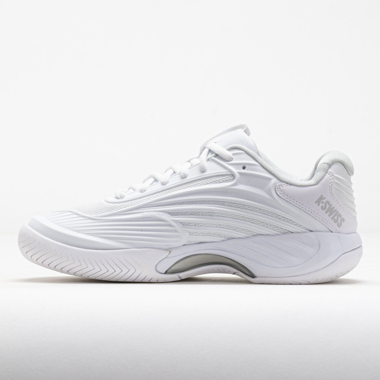 K-Swiss Hypercourt Express 3 — White / Dawn Blue / Silver (Wide)