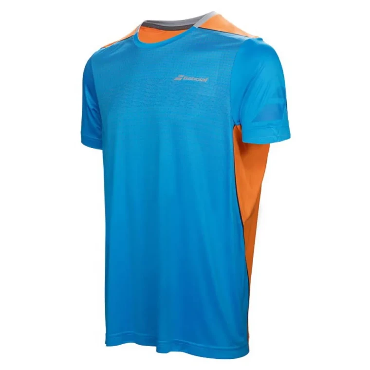 Babolat T-shirt junior garçon Bleu Parisien / noir