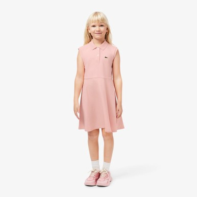 Lacoste Robe Piqué Stretch Rose