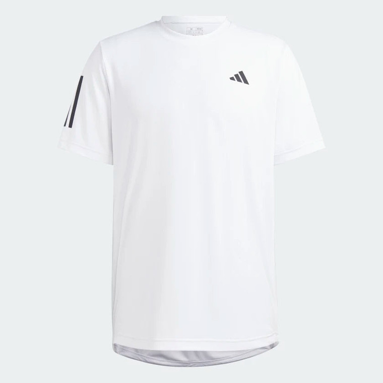 Adidas Club 3-Stripes Tennis Tee - WHITE/XL - WHITE/XL