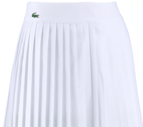 Lacoste Women's Skirt JF3942 Blanc