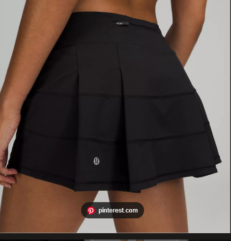 Lululemon Pace Rival MR Skirt Long Noir