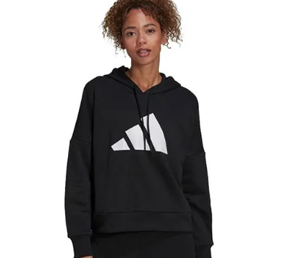 Adidas Future Icons Women's Fleece Hoodie - Black