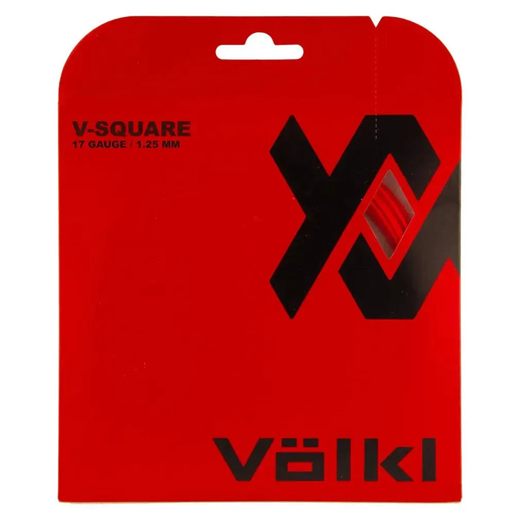 Völkl V-Square 16g Tennis String Set - Red