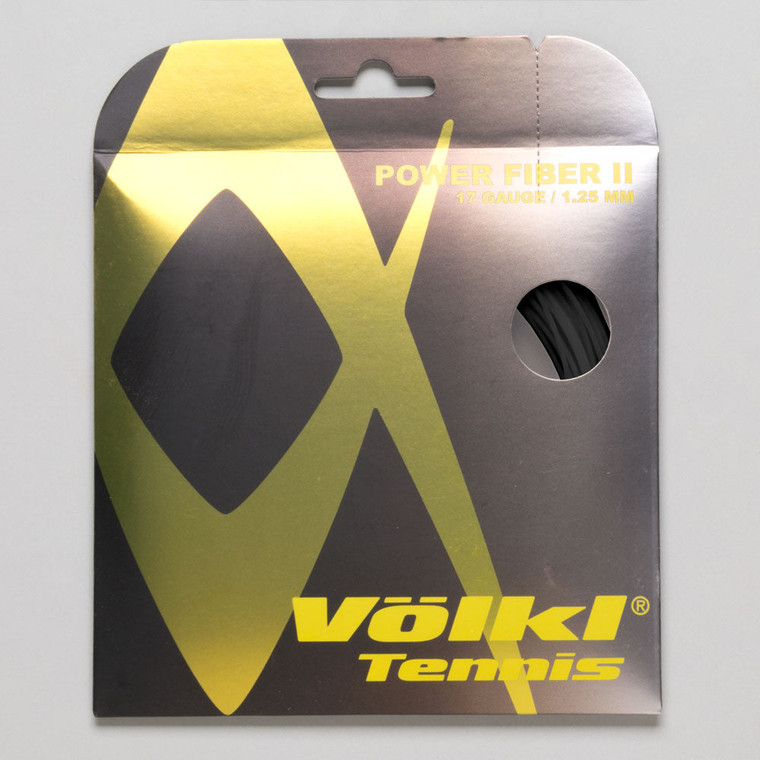 Völkl Power Fiber II 17g Tennis String Reel 200m - Black