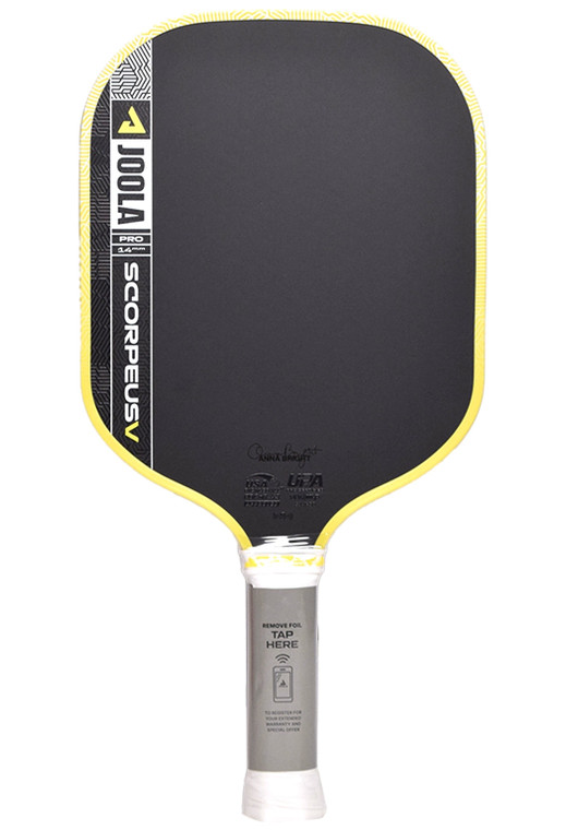 JOOLA Scorpeus Pro V Anna Bright 14mm Pickleball Paddle — JOOLA Yellow