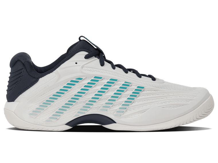 K-Swiss Hypercourt Express 3 — Blanc de Blanc / Carbon / Baltic