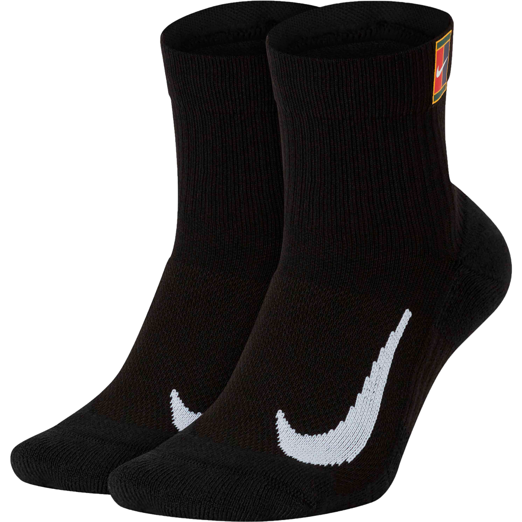 NikeCourt Multiplier Max Tennis Ankle Socks (2 Pairs)