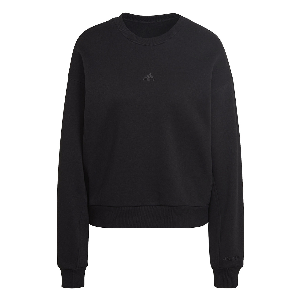 Adidas ALL SZN Fleece Sweatshirt - BLACK/S - BLACK/S
