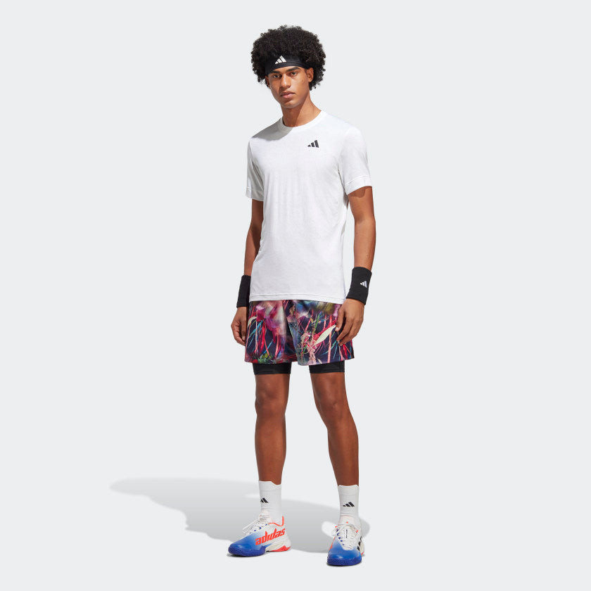 Adidas Tennis FreeLift Tee - WHITE/XL