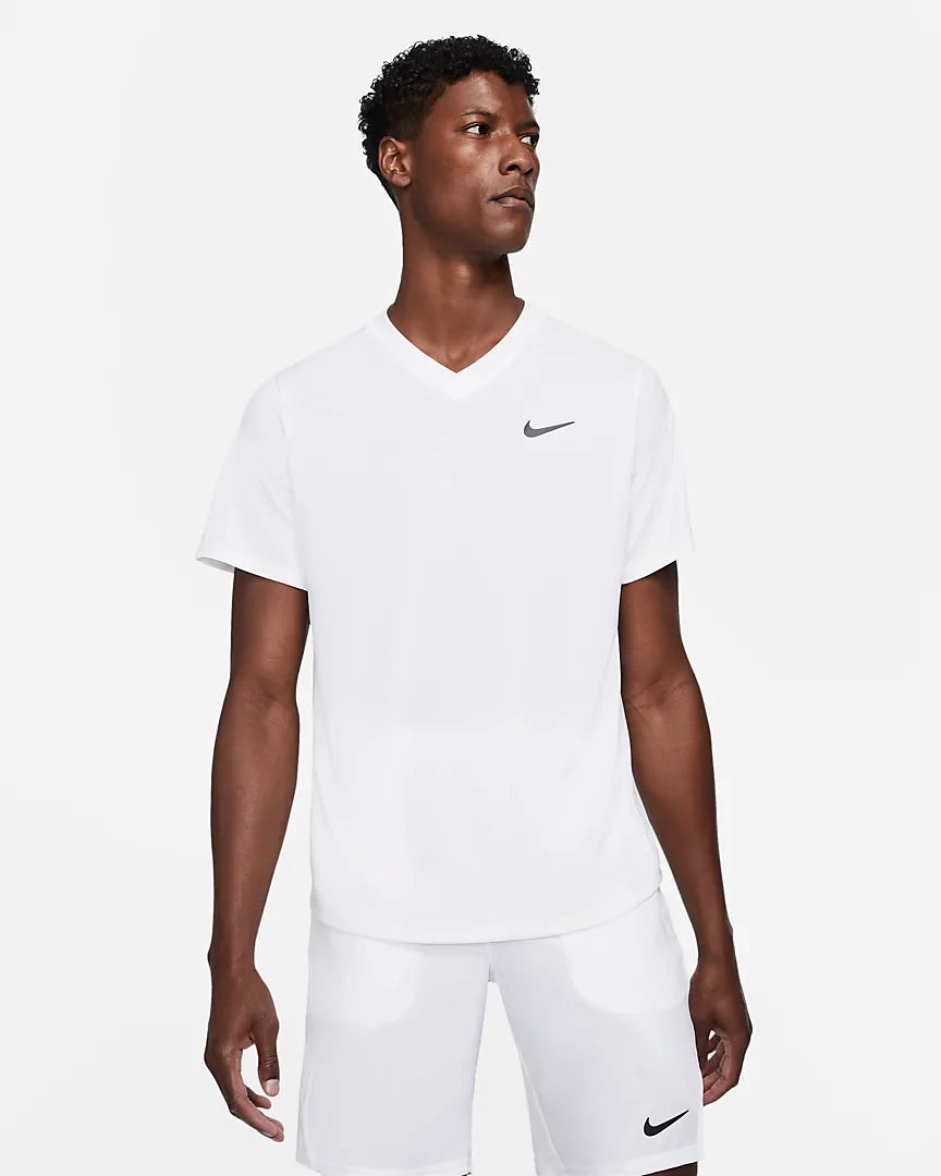 NikeCourt Dri-Fit Victory Top (White) - 100/S