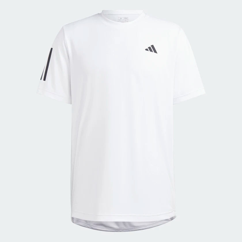 Adidas Club 3-Stripes Tennis Tee - WHITE/XL - WHITE/XL
