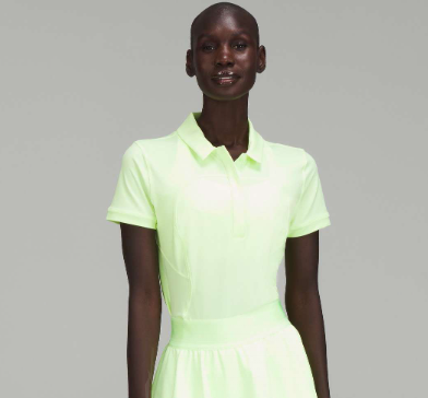 Lululemon Quick-Drying Short Sleeve Polo Vert Menthe