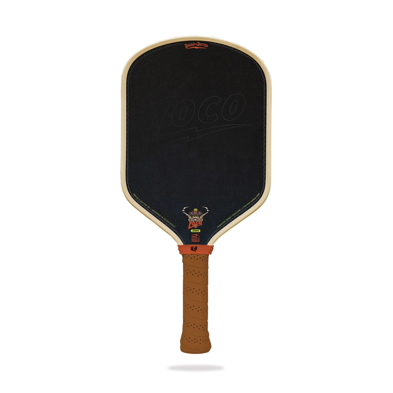 Bread & Butter Loco 16mm Pickleball Paddle - Elongated Tan