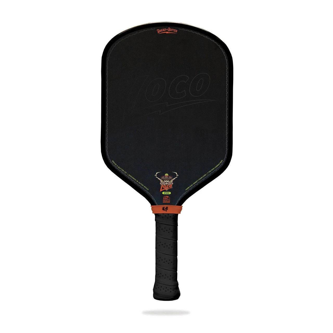 Bread & Butter Loco 16mm Pickleball Paddle - Hybrid Black