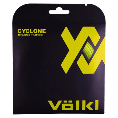 Völkl Cyclone 18g Tennis String Set - Neon Yellow