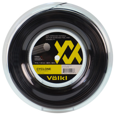 Völkl Cyclone 18g Tennis String Reel 200m - Black