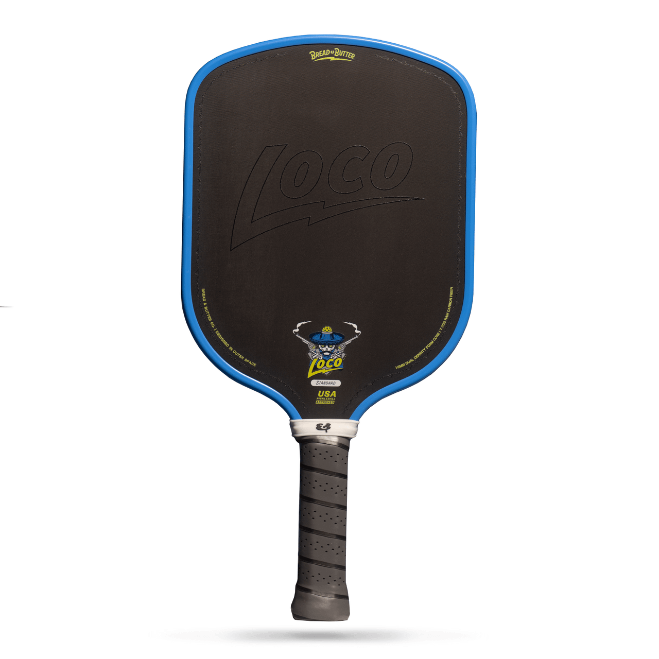 Bread & Butter Loco 16mm Pickleball Paddle - Standard Azul