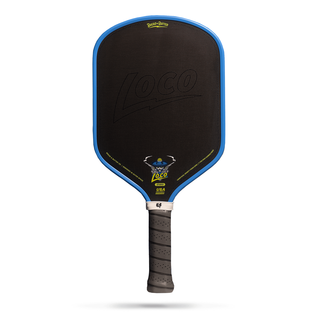 Bread & Butter Loco 16mm Pickleball Paddle - Hybrid Azul