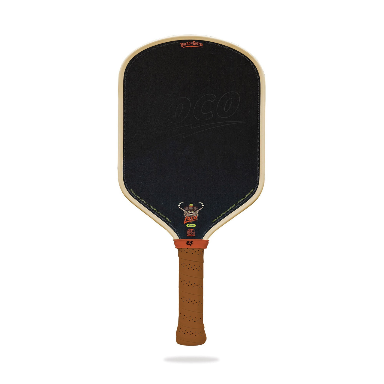 Bread & Butter Loco 16mm Pickleball Paddle - Hybrid Tan
