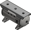 Samuels A10136 30 Gallon Horizontal Air Receiver Tank (16X38, 200 PSI)