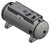 Samuels A10034 120 Gallon Horizontal Air Receiver Tank (24X67, 200 PSI)