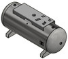 Samuels A10038 240 Gallon Horizontal Air Receiver Tank (30X84, 200 PSI)